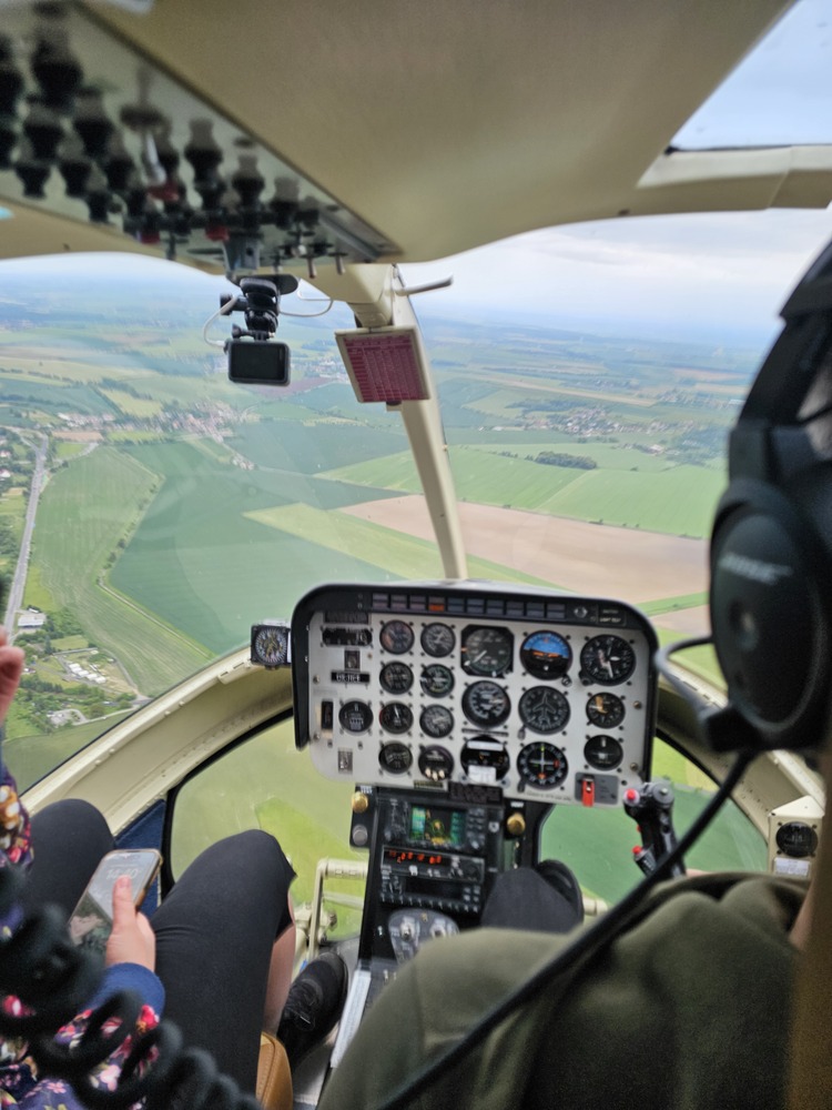 recenze letu vrtulníkem Hradec Králové