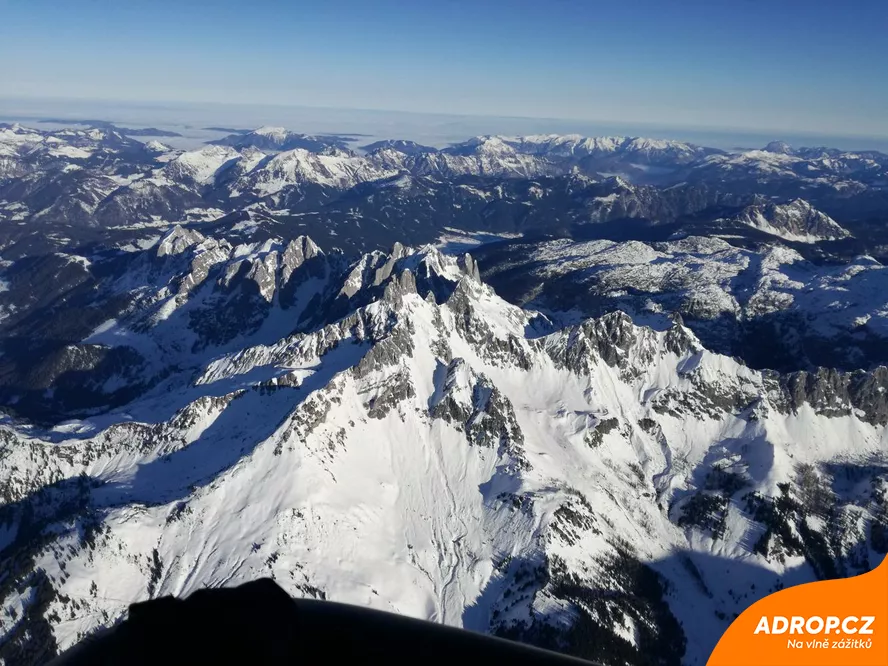 Let balonem nad Alpami